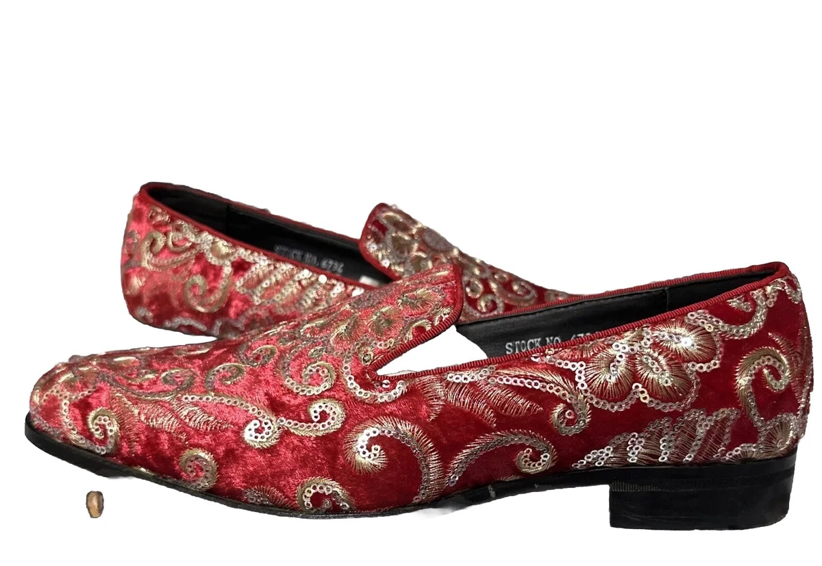 open lace back dress Men Dress Shoe MSD -Eme Red, Red / 8.5 main image 1