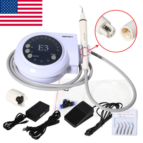 USA Dental Ultraschall Scaler E3 mit 5 * Spitzen & Handstück passend EMS SEASKY - Bild 7 von 12