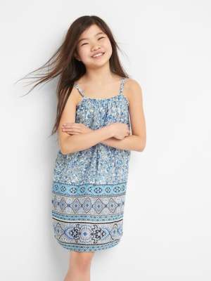 Gap Kids Blue Floral Print Spaghetti Dress XS 4-5 M 8 L 10 XL 12 XXL 14 $35 NWT
