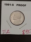 1981~S JEFFERSON PROOF NICKEL TYPE 2~GEM DEEP CAMEO PROOF COIN IN PROTECTOR ~2X2 — photo 2
