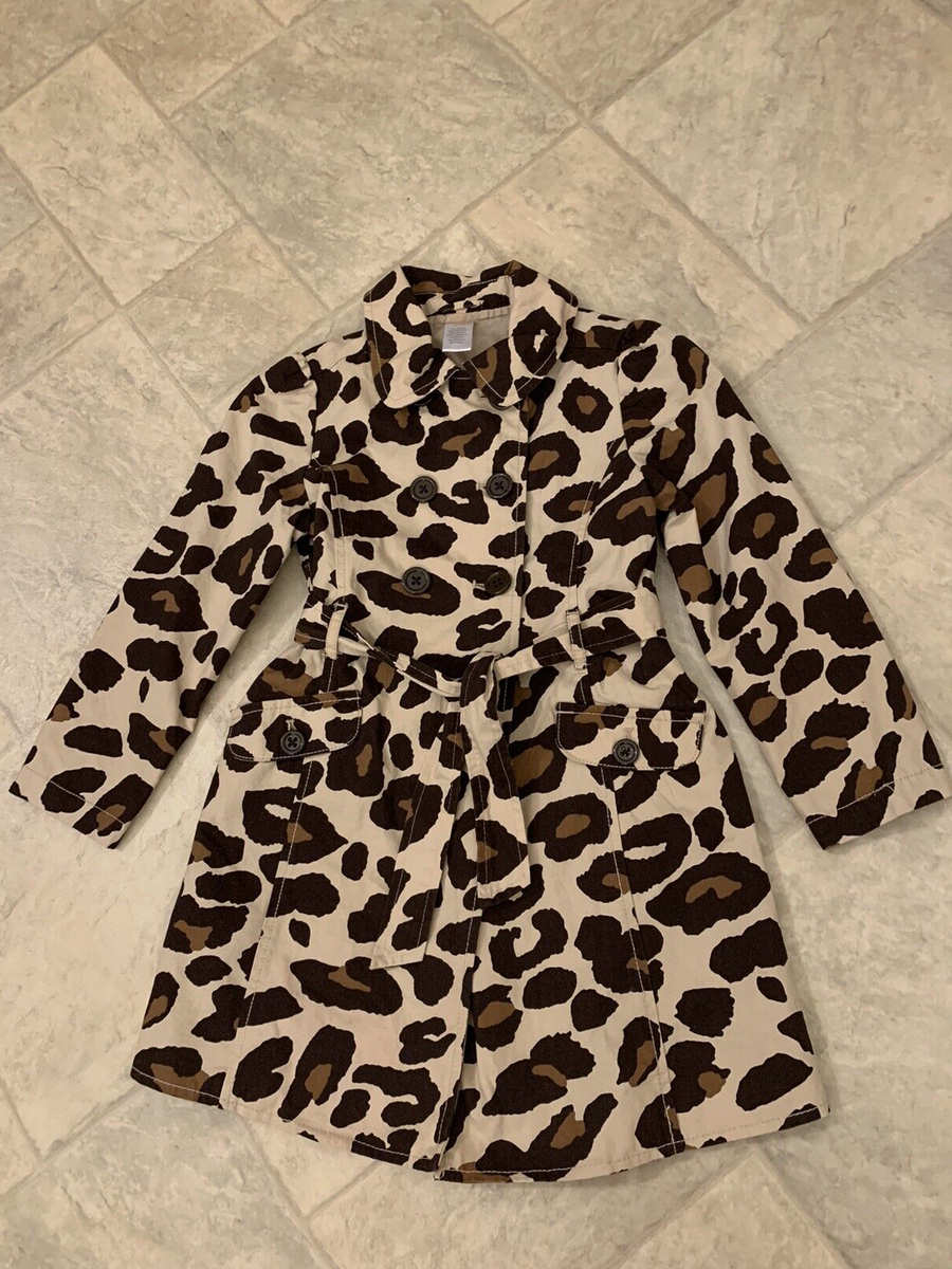 Trench-coat Imprimé Léopard Gymboree Pour Fille L (10-12 Ans) Avec Ceinture