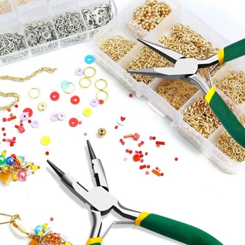 5" Steel Micro Needle Nose Jewelry Making Wire Beading Pliers Hnad Tools - Picture 2 of 18