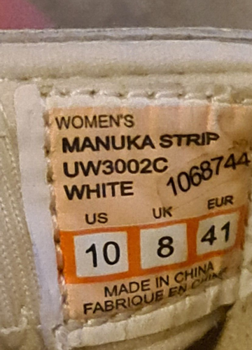 Sandali in vera pelle CUSHE Manuka con punta a righe misura: UK8/US10/EUR41 - Foto 2 di 6