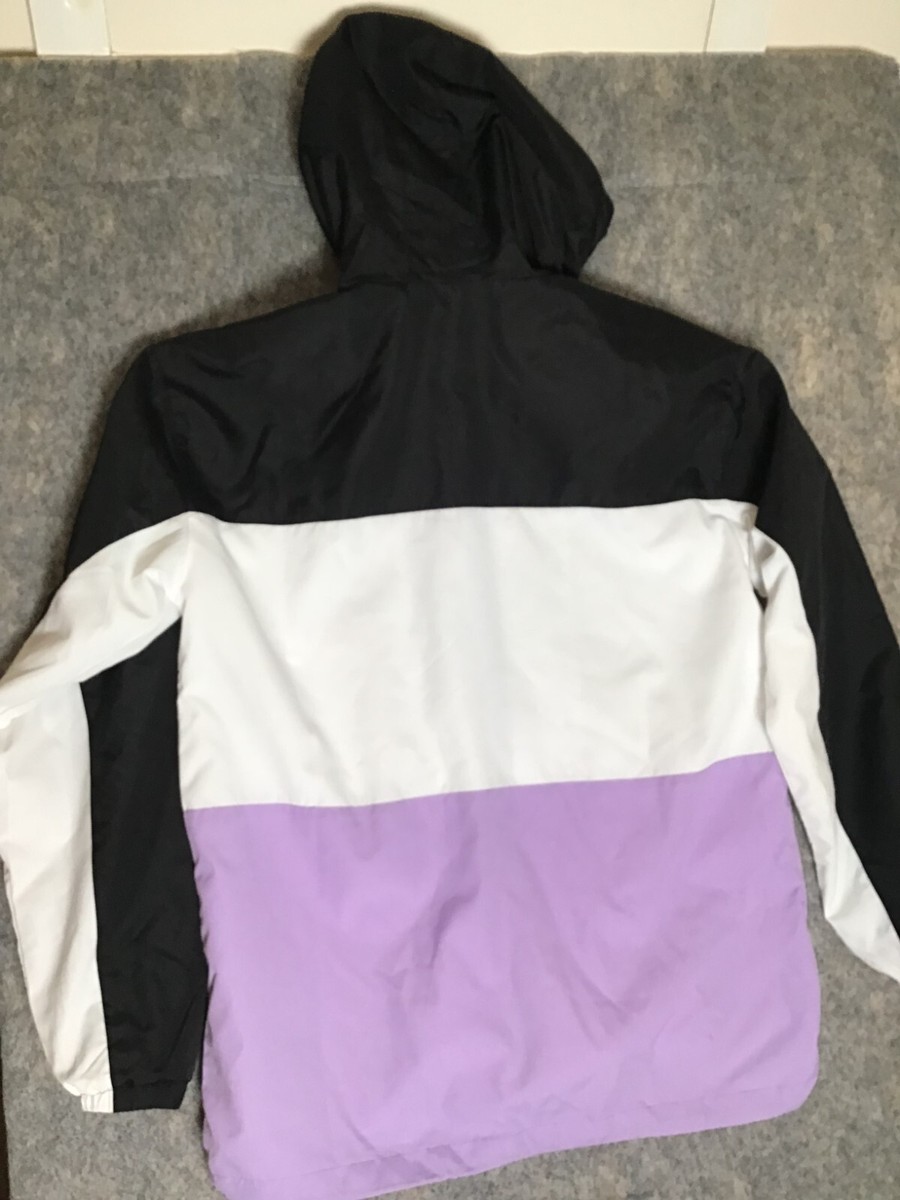 Mens Champs Sports CSG Jacket Zip Purple , Black & White Hooded 