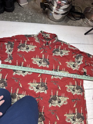 Woodland Trail Herren Langarm Knopfleiste Türkei Größe XL - Bild 5 von 12