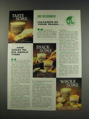 1991 Shedd's Spread Country Crock Ad - Taste Some Snack Some Whole Some