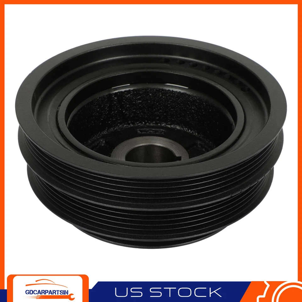 Polea equilibradora armónica del cigüeñal para Nissan para Pathfinder 2000-1996 3,3 L Foto 3 de 4