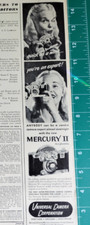 Vintage 1946 Ad Mercury II Universal Camera Corp Anybody Can Be An Expert