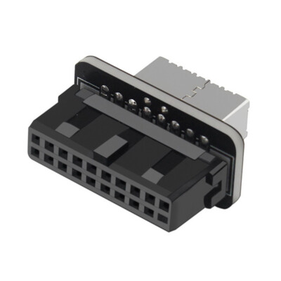 USB 3.0 Internal Header to USB Type C Front Type E Adapter 19P/20P Converter