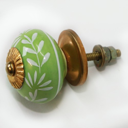 Möbelknöpfe Set 6-8-10 STK  Griffe Grün Weiß Keramik Knöpfe Möbelknopf Knauf GW - Bild 4 von 10