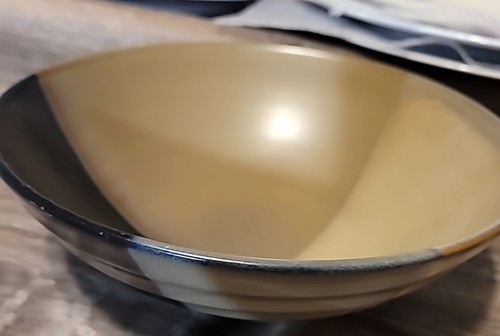 Sango Gold Dust Black 8" Bowl #5022 Stoneware (Discontinued) - Picture 5 of 8