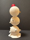 Handmade Hand-painted Nintendo Super Mario 6" Snow Pokey Figurine Replica — photo 3