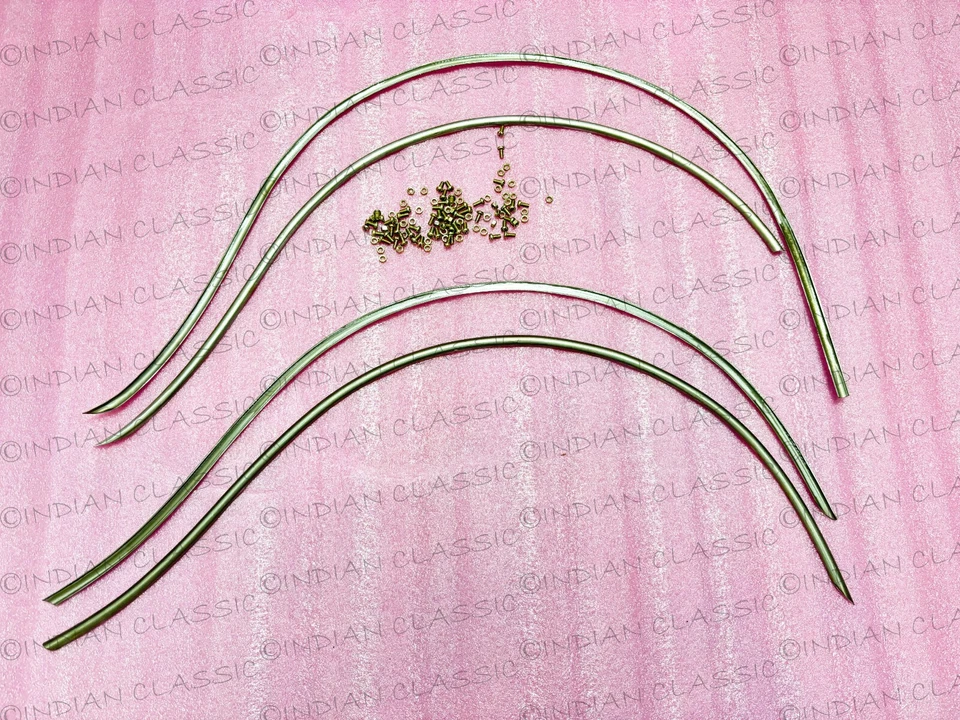 Indian Chief 1941-1951 Budding/Tapicería para guardabarros delantero y trasero guardabarros crudo Foto 2 de 3