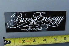 Pure Energy PE Surfboards Tattoo Graffiti Original V52C Vintage Surfing STICKER