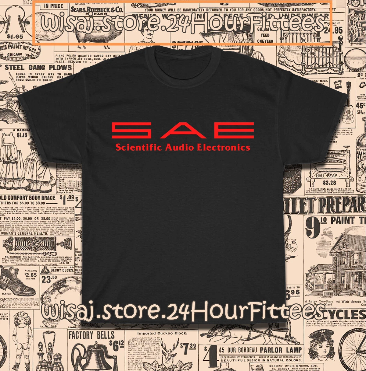 New SAE Scientific Audio Electronics Logo Men's T-Shirt American Size T-Shirt
Opens in a new window