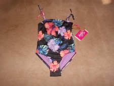 NEW, JUSTICE GIRL'S ONE PIECE SWIMSUIT, SIZE XS 5-6 