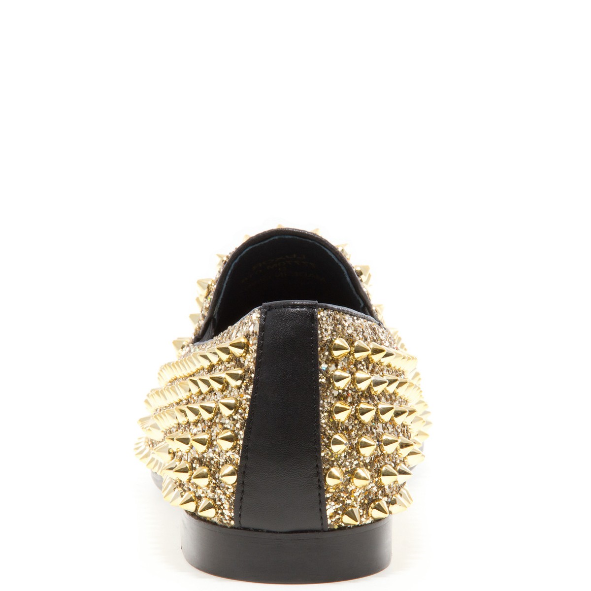 J75 By Jump Men\'s Luxor-3 Spiked Gold Metallic Glitter Slip On Loafers - Size 12 JUMP New York Mens Size 6 Luxor3 Spiked Slip on Loafers All  main image 3