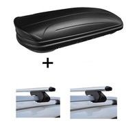 Dachbox MAA320L Matt+DachträGer CRV107 FüR Volkswagen Tiguan 5TüRer 07-16