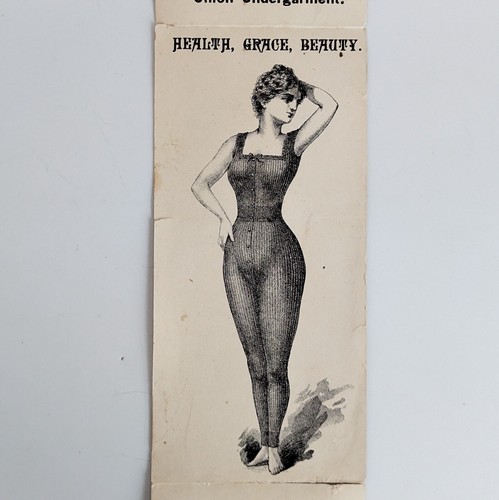 Late 19th-Century Trade Card Holmes Co Boston Union Undergarment Fold-Out Design - Bild 15 von 16