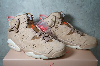 Jordan 6 Retro x Travis Scott Mid British Khaki - Size 8.5 - New in Box