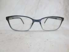 Eyeglasses Frame Unisex Adult Light Blue Plastic Full Rim Cat Eye 51-16