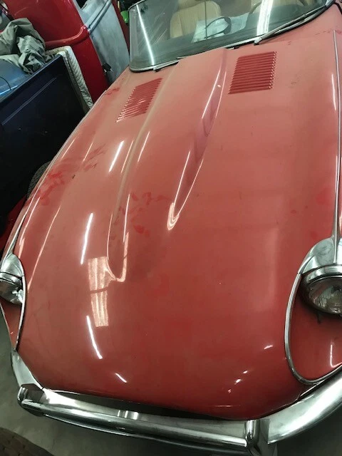 JAGUAR XKE HOOD ASSEMBLY COMPLETE E TYPE BONNET ROADSTER COUPE 2 2