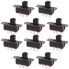 10 x On-On Mini Miniature Slide Switch 2-Position SPDT