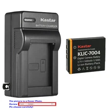 Kastar K7004 Battery AC Wall Charger for Kodak KLIC-7004 K7700 & PlayFull Dual