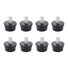 8 Pcs 3/4-Inch Height Rubber Furniture Legs Anti-Slip 3/4in-Height /M10 Bolt