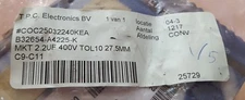 16 PCS OF EPCOS B32654-A4225-K MKT 2.2UF 400V (U5.4b2)