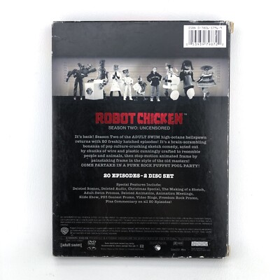 Robot Chicken DVD Season Two Uncensored Adult Swim Free