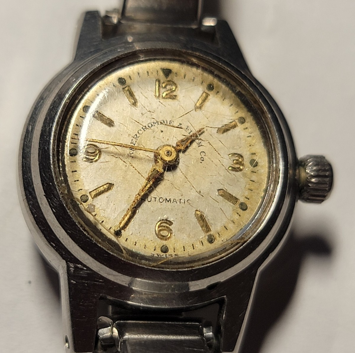 VTG Abercrombie and Fitch Women's 17j Automatic Swiss Made watch