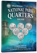 Whitman Color Coin Folder 4761 National Park Quarter 2019 PD&W Mint Book 25 cent