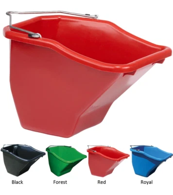 RJ MATTHEWS New! Feed / Water BETTER BUCKET w/ Angular design For livestock cow horse farm