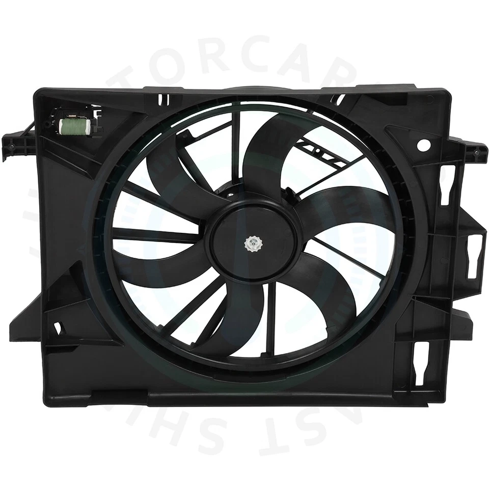 Conjunto de ventilador de refrigeración del radiador para Dodge Grand Caravan 2008-20 Ram C/V 2012-15 Foto 2 de 4