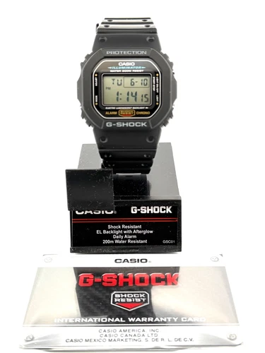 Casio G-Shock DW5600E-1V Digital Multi-Function Black Resin Men's Watch
