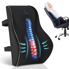 Lumbar Support Pillow for Office Chair - Memory Foam Lumbar Pillow for Car, G...
