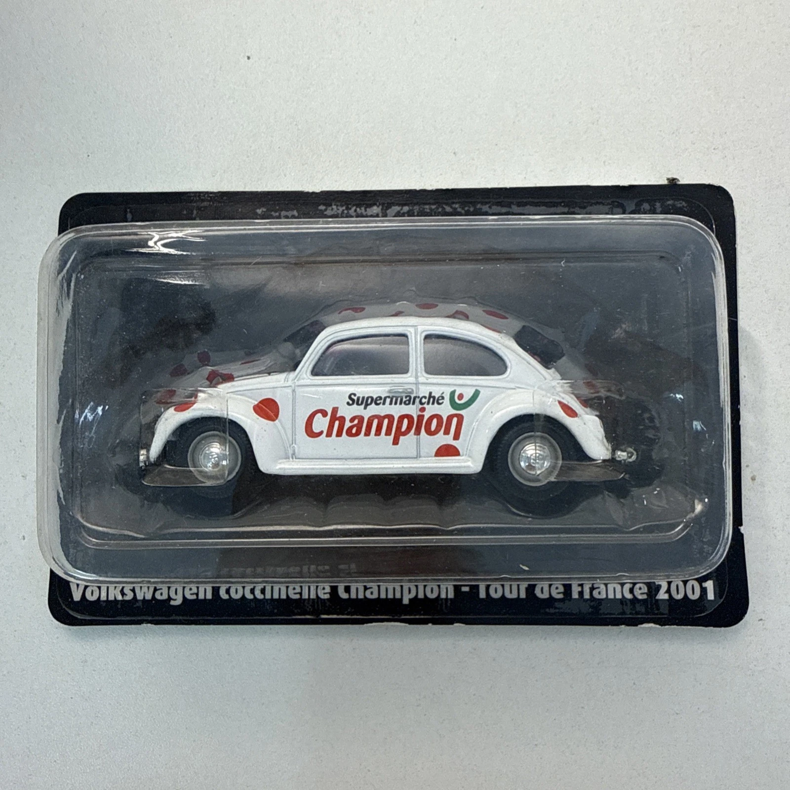Voiture Miniature Volkswagen Coccinelle Champion Tour De France 2001 Échelle1/43