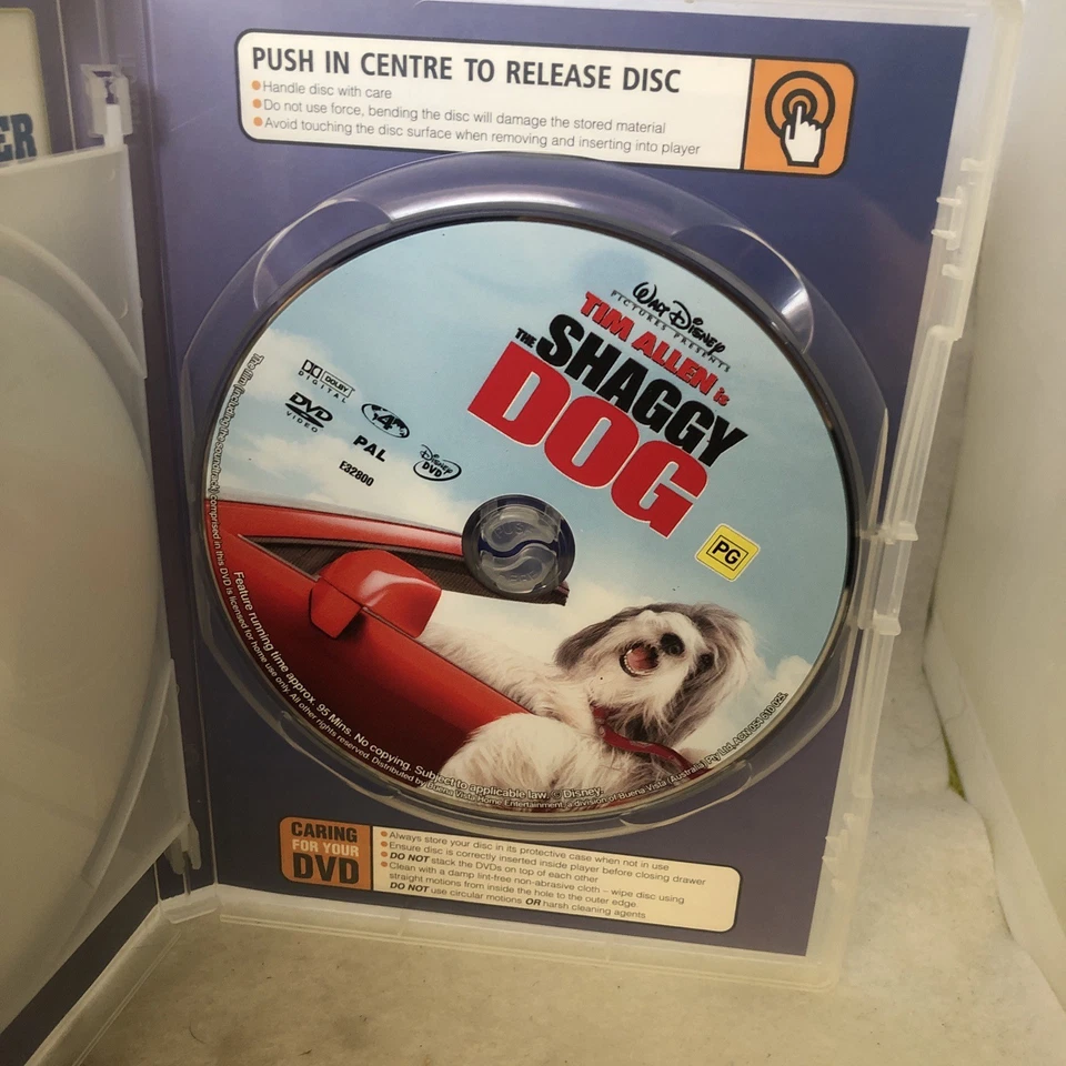 Shaggy Dog, the / Pacifier, the (DVD, 2006)VGC. Free Shipping Reg4 - image 4 of 4