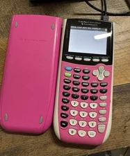 Texas Instruments TI-84 Plus C Silver Edition Graphing Calculator - Pink  W Cord