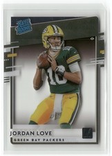 2020 Panini Chronicles Donruss Football Clear Rated Rookie JORDAN LOVE #RR-JL NM