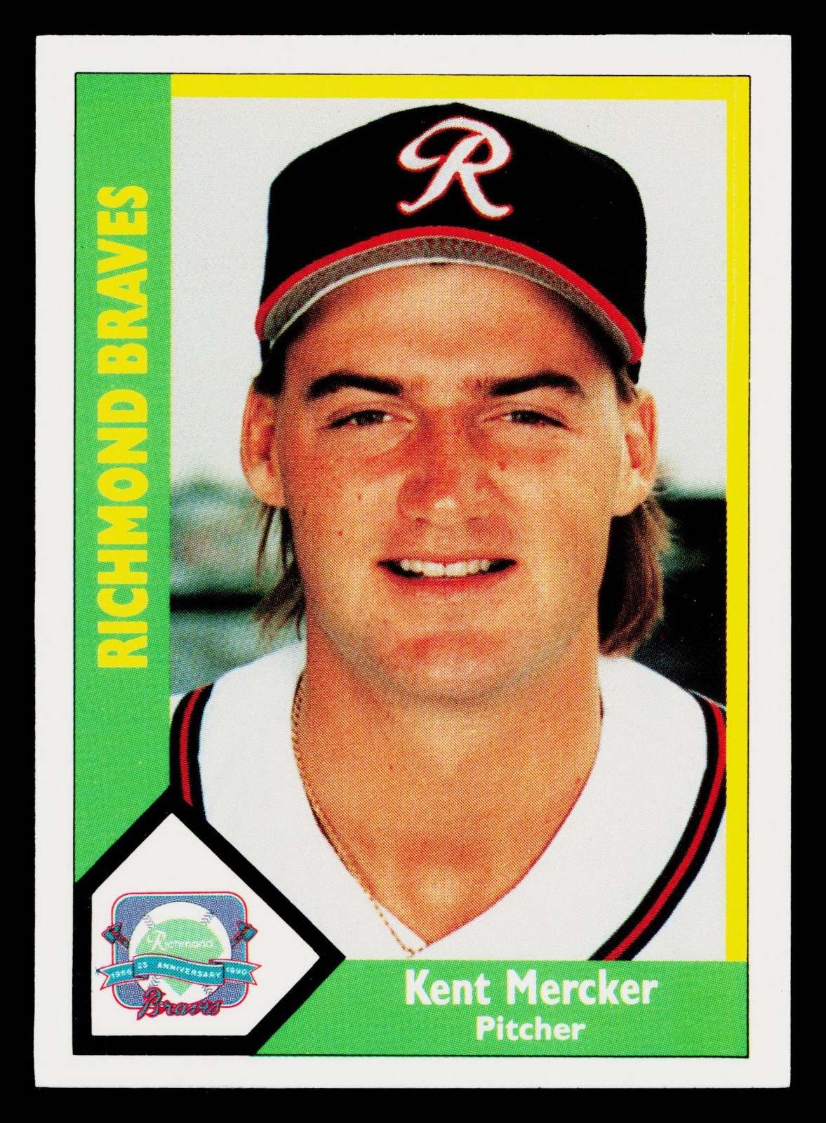 1990 International League Kent Mercker #27 Richmond Braves Baseball Card