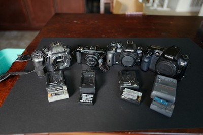 digital camera lot  all working - Canon d30, Lumix LX7, Olympus e500, e510
