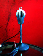 Vintage 1950's Turner P9D dynamic microphone Hi Z w cable 22D 33D 25D 44D WORKS