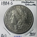 KEY 1884 S MORGAN DOLLAR VERY NICE CHAU  XX831