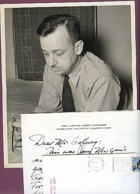 1950 Admiral George Van Deurs 8x10 Original Photo Document Group