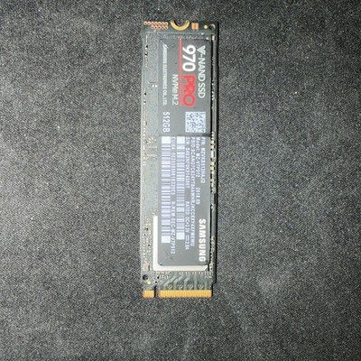 Samsung 970 PRO 512GB NVMe M.2 SSD MZ-V7P512BW PCIe Gen3