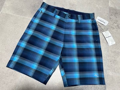 Tommy Bahama Plaid Ombra Bay Short  Men's Golf Shorts 30 Waist Blue