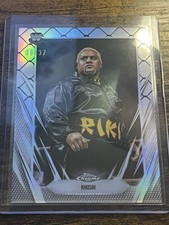2025 Topps Chrome WWE #11 Rikishi – Legend Steel Cage Refractor /37