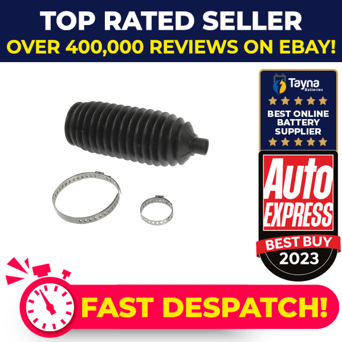 Steering Rack Boot fits DAIHATSU YRV M2, M201 1.3 2001 on Gaiter Bellow Quality
